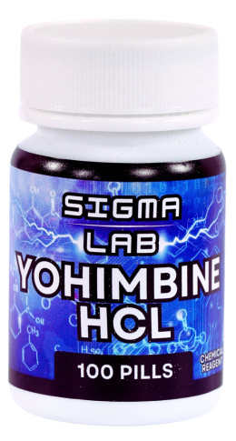 YOHIMBINE HCL SIGMA LAB 100 TABS x 5 MG NOWY ANDROCHEM