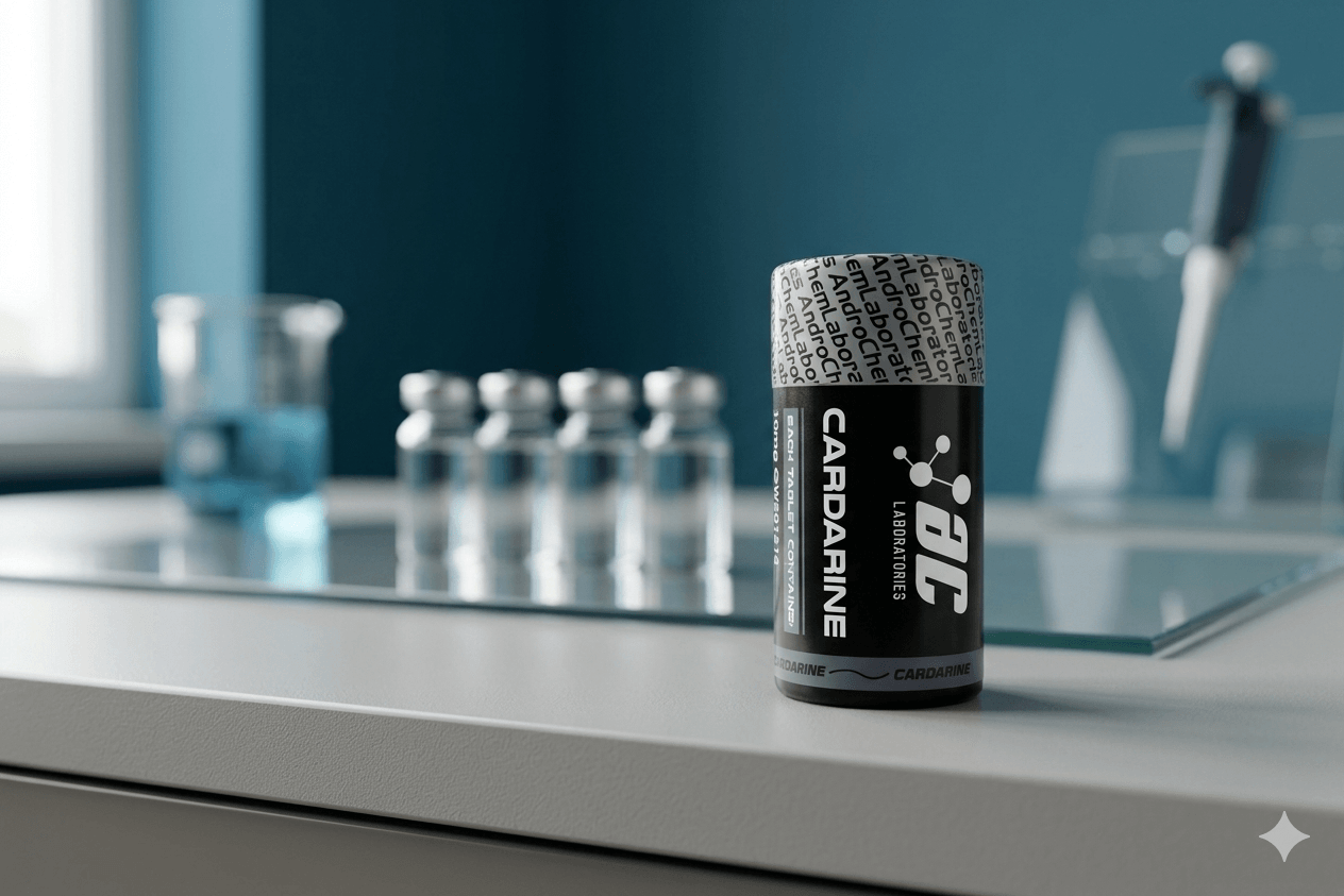 Kardaryna Androchem GW501516 – profesjonalne opakowanie na laboratoryjnym biurku